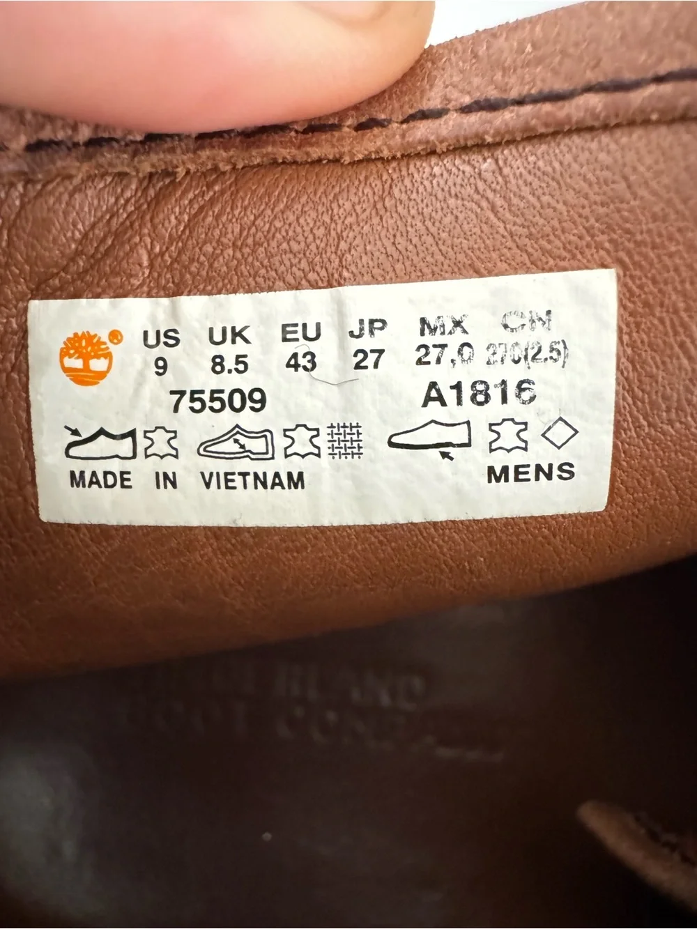 Timberland WODEHOUSE Brown Leather Chukka Boots Men 9 Casual Lace Up